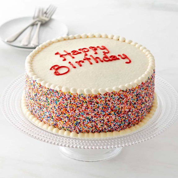 Happy Birthday Layer Cake Online Baked Goods Williams Sonoma