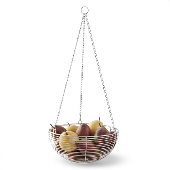 wire basket fruit stand