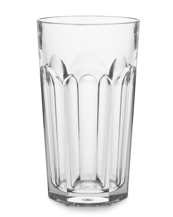 Set of 6 Large Clear Glass Water//Beverage Glasses 17oz
