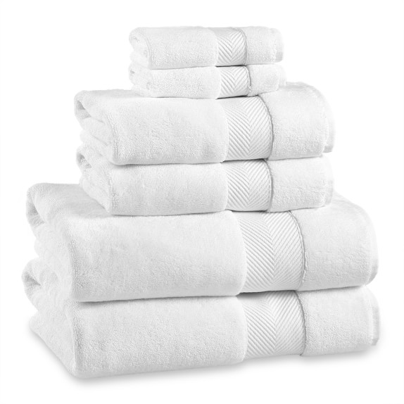 white towels