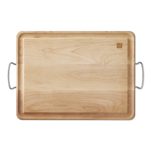 wood cutting board with handle