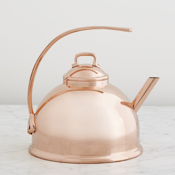 copper tea kettle whistling