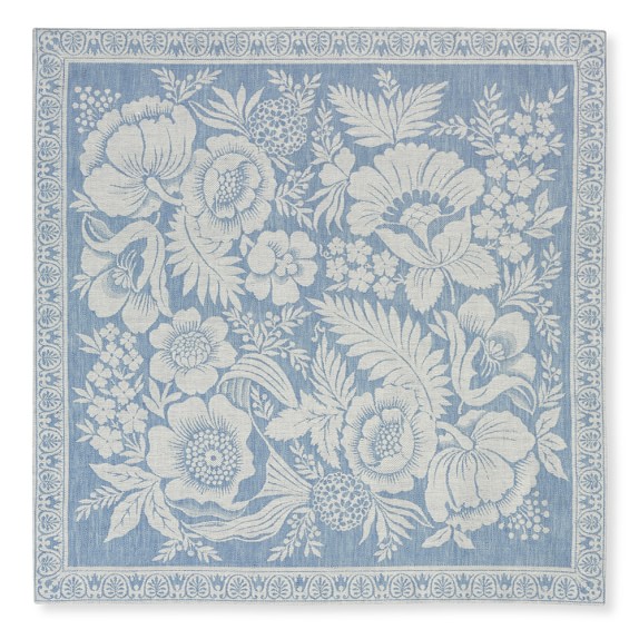 Vintage Floral Jacquard Napkins Williams Sonoma