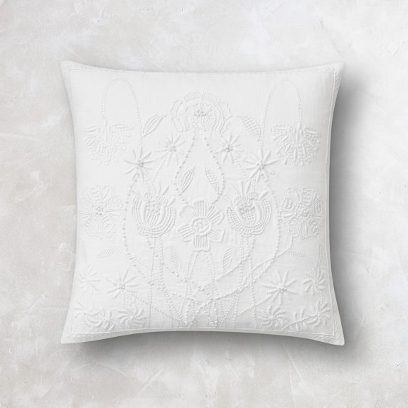 white pillows