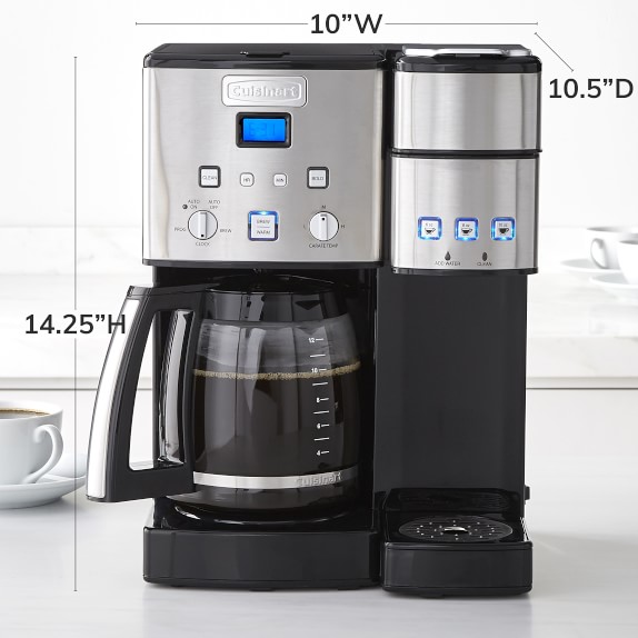 Cuisinart Coffee Center And Single Serve Brewer With Glass Carafe Williams Sonoma