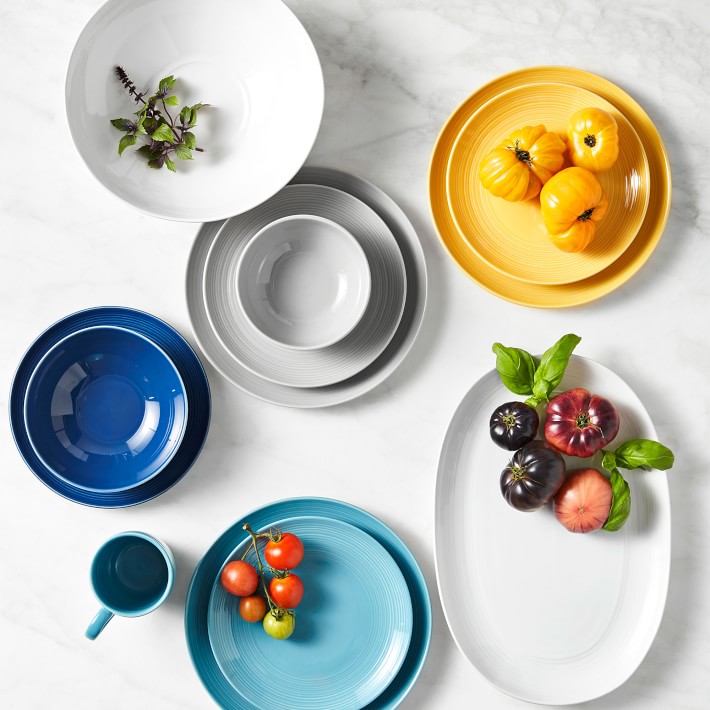 colorful dinnerware