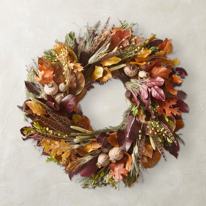 Pheasant Feather Wreath, 22