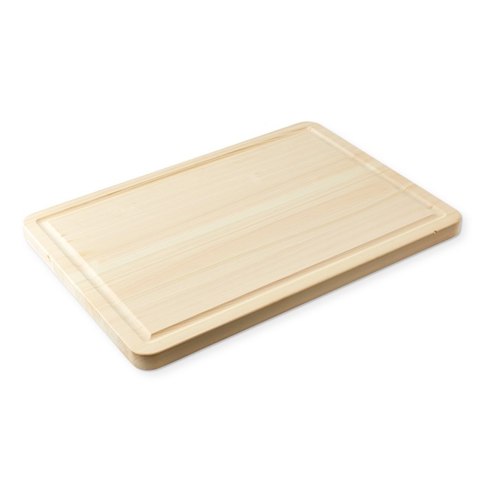 cutting board with well