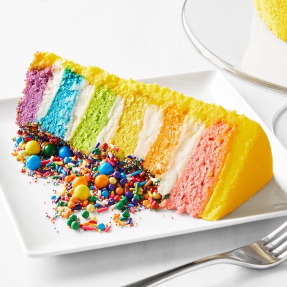 Flour Shop Rainbow Yellow Explosion Cake Online Baked