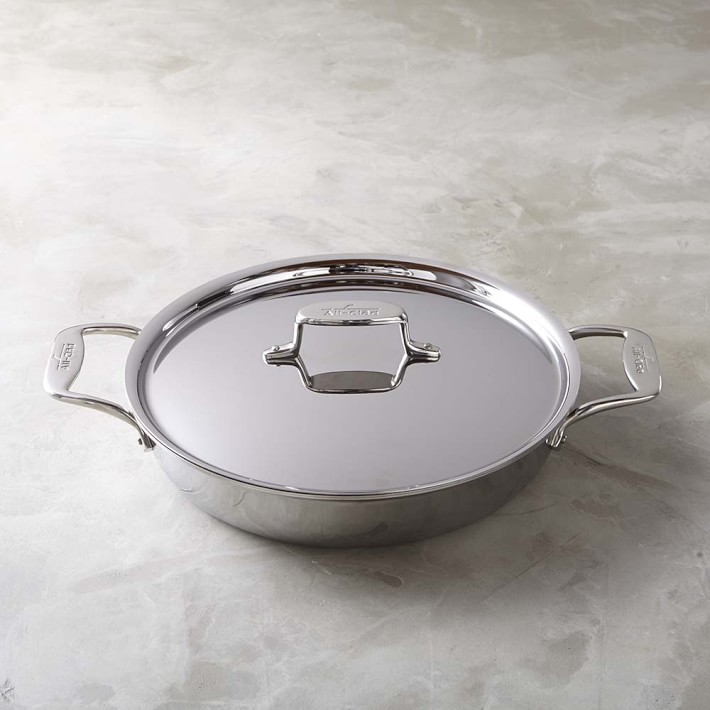 All-Clad d5 Stainless-Steel Nonstick All-In-One Saute Pan 4-Qt All Clad D5 Stainless Steel Saucepan 4 Qt