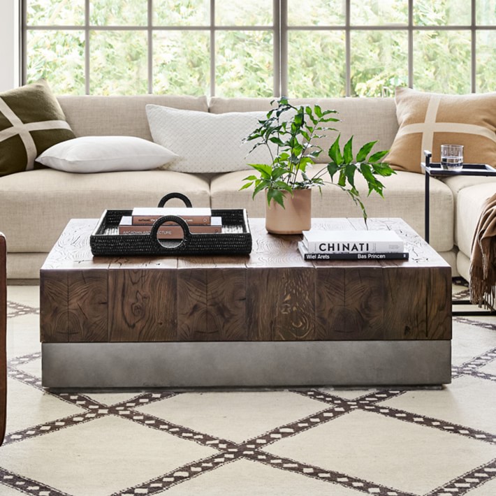 Merced Square Coffee Table Williams Sonoma