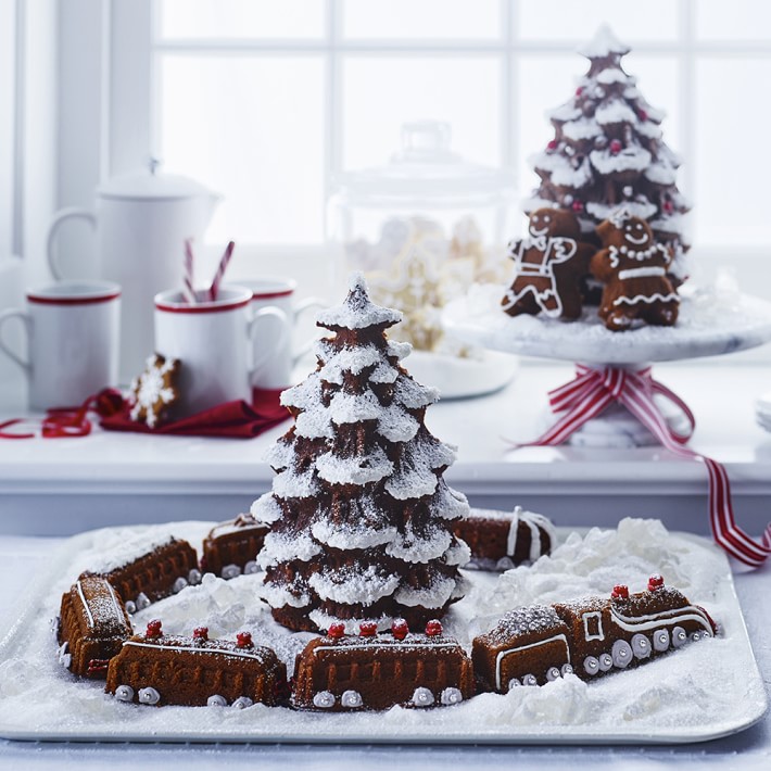 Nordic Ware Train Cakelet Pan Williams Sonoma