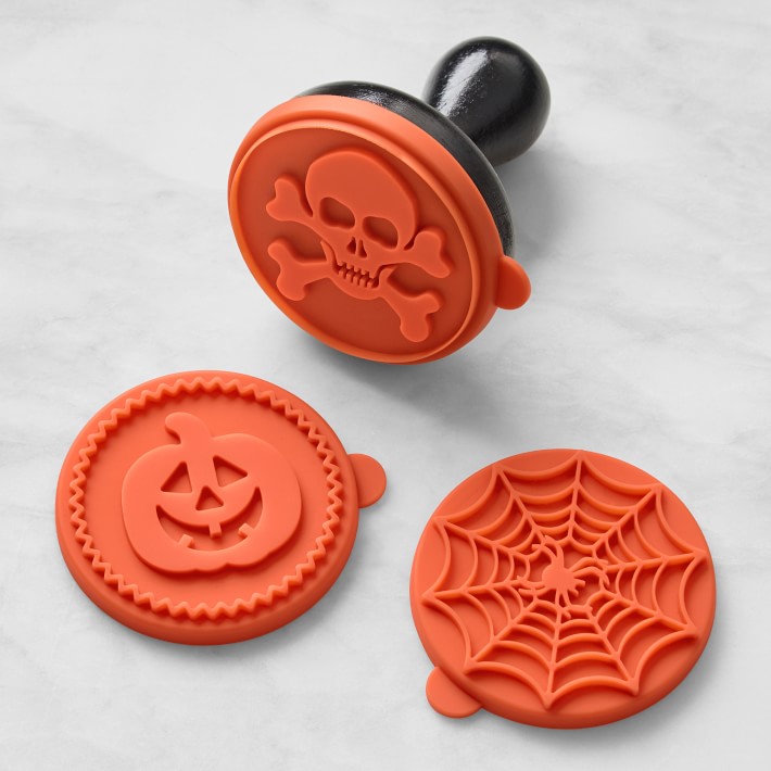 Halloween Silicone Cookie Stamps Set of 3 Halloween Baking Tools