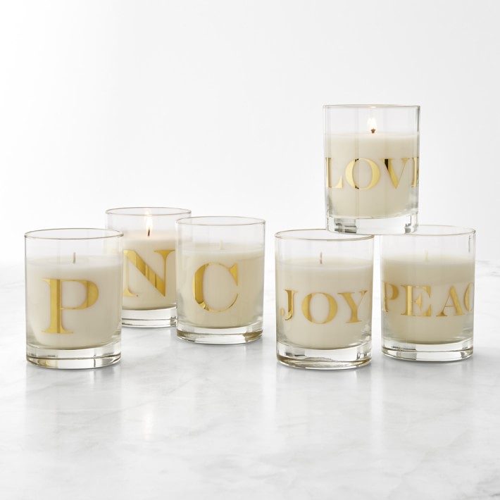 Williams Sonoma Monogram Candle Williams Sonoma