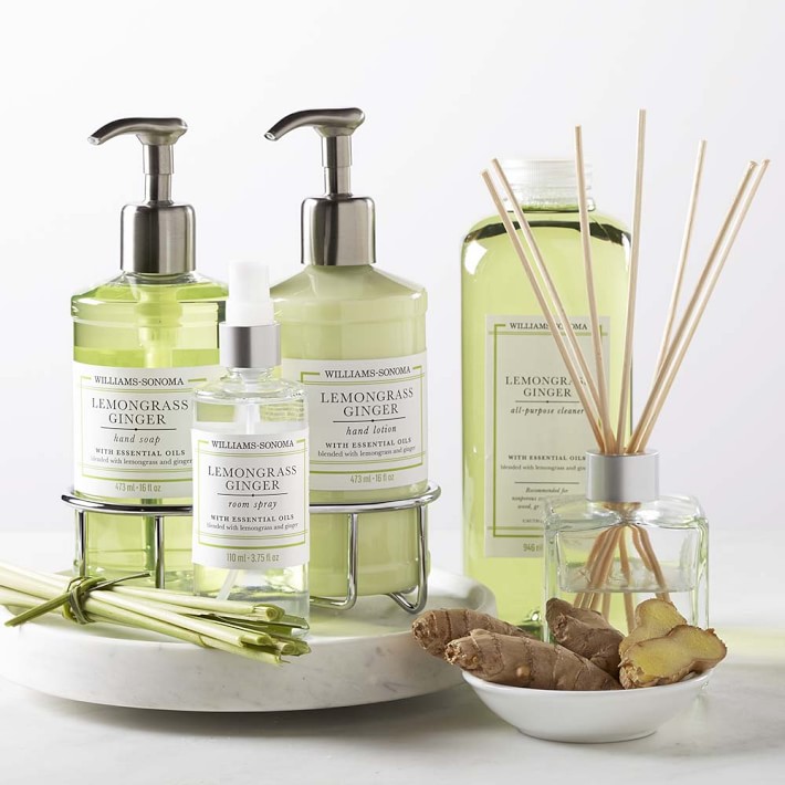 Williams Sonoma Lemongrass Ginger Collection Scented Soaps Lotions Williams Sonoma