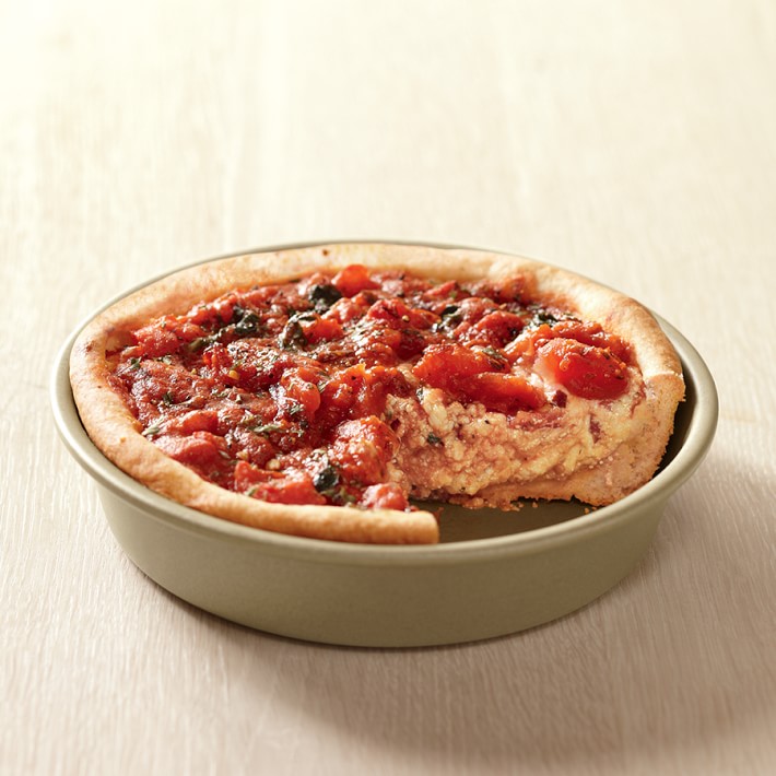 Williams Sonoma Goldtouch Nonstick Mini Deep Dish Pizza Pans Set Of 4 Pizza Tools Williams Sonoma