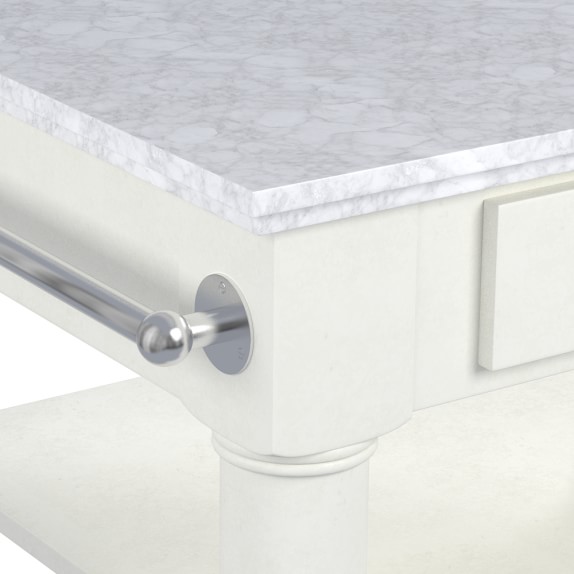 Barrelson Single Marble Top Kitchen Island Williams Sonoma