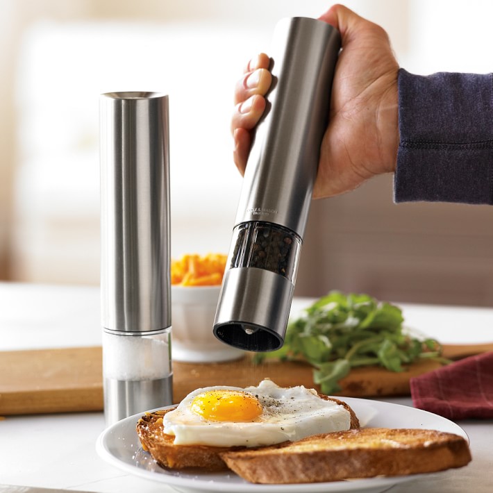 Cole & Mason Electric Salt & Pepper Grinders | Williams Sonoma