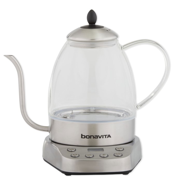 Bonavita Cosmopolitan 1.3L Variable Temperature Gooseneck Glass Tea