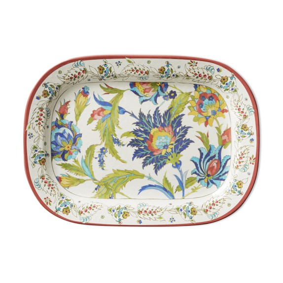 Iznik Tile Outdoor Melamine Serving Platter Williams Sonoma