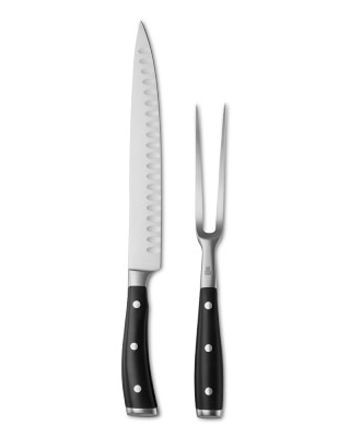 Wüsthof Classic Ikon Carving Knife Set, with Wood Presentation Box