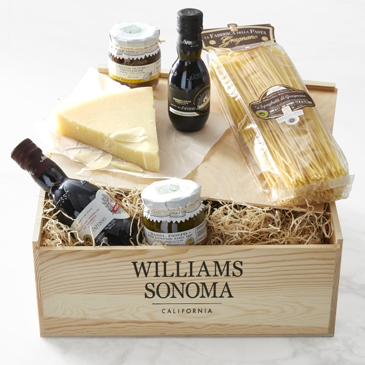 Williams Sonoma Italian Pantry Gift Crate Cheese