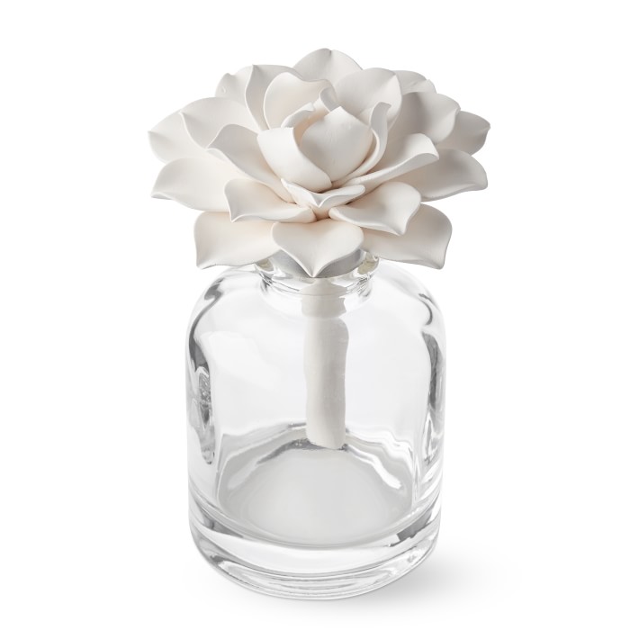 Williams Sonoma White Gardenia Porcelain Room Diffuser Williams Sonoma