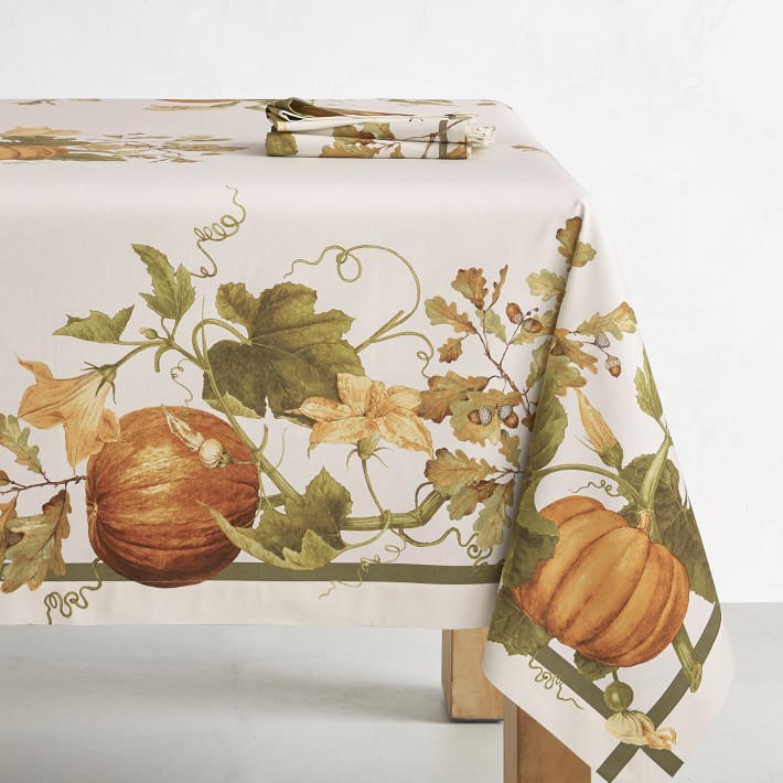 Elegant oilcloth tablecloth oval Gedeckter Tisch Oilcloth Tablecloth Angular Round Oval Washable Halloween Autumn Pumpkin H3110 Tischdecken