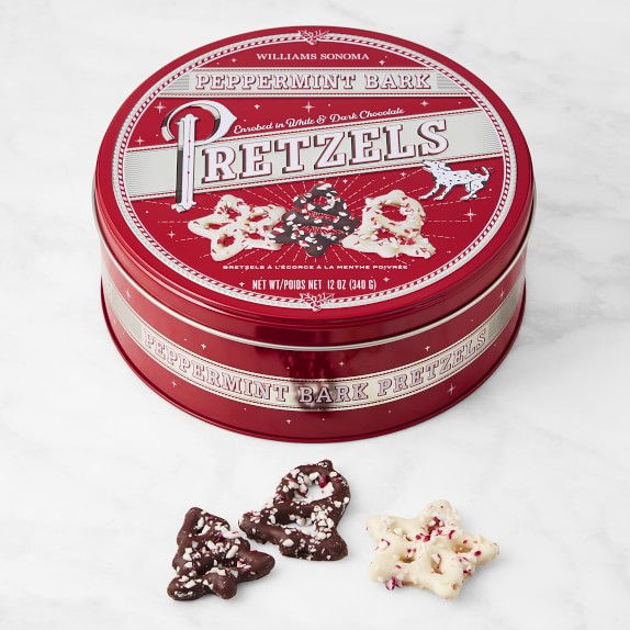 Williams Sonoma Peppermint Bark Pretzels Gourmet Chocolate Williams Sonoma