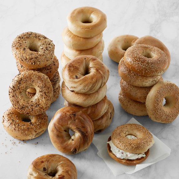 H H Bagels Two Dozen Gourmet Bagels Williams Sonoma