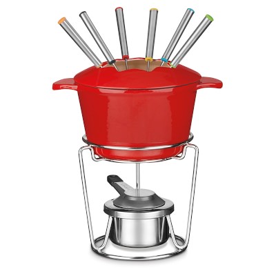 Miniature Brass Fondue Pot6 Pieces