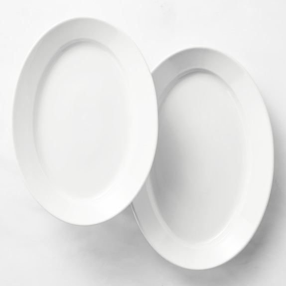 white platter plate