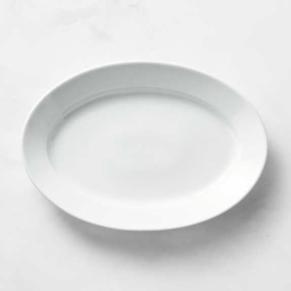 white platter plate