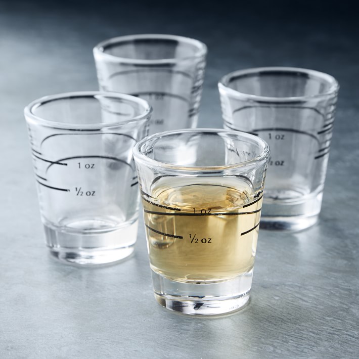 Open Kitchen By Williams Sonoma Shot Glass Measuring Cup Set Of 4 Williams Sonoma