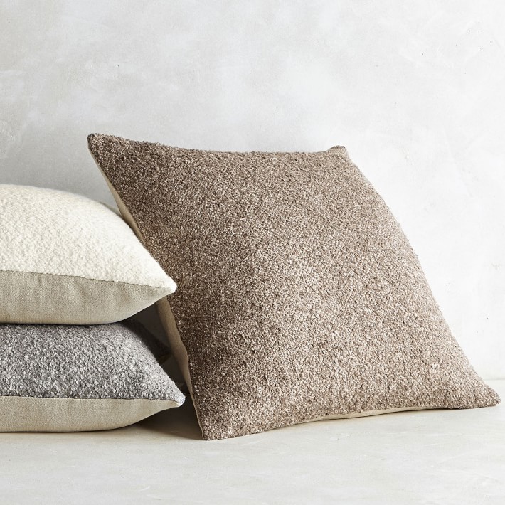 boucle pillow