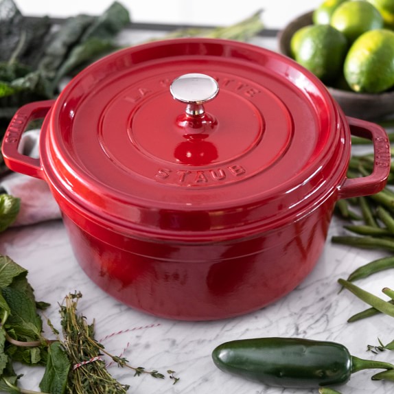 Staub Enameled Cast Iron Dutch Oven 4 Qt Williams Sonoma 1688