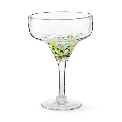 Williams Sonoma Confetti Margarita Glasses, Set of 4