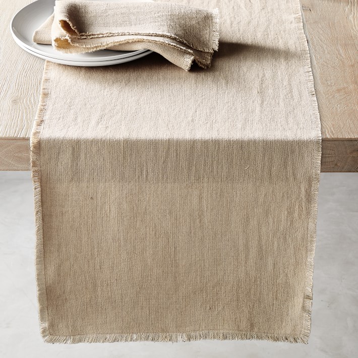 Shop Fringed Table Runner from Williams-Sonoma on Openhaus