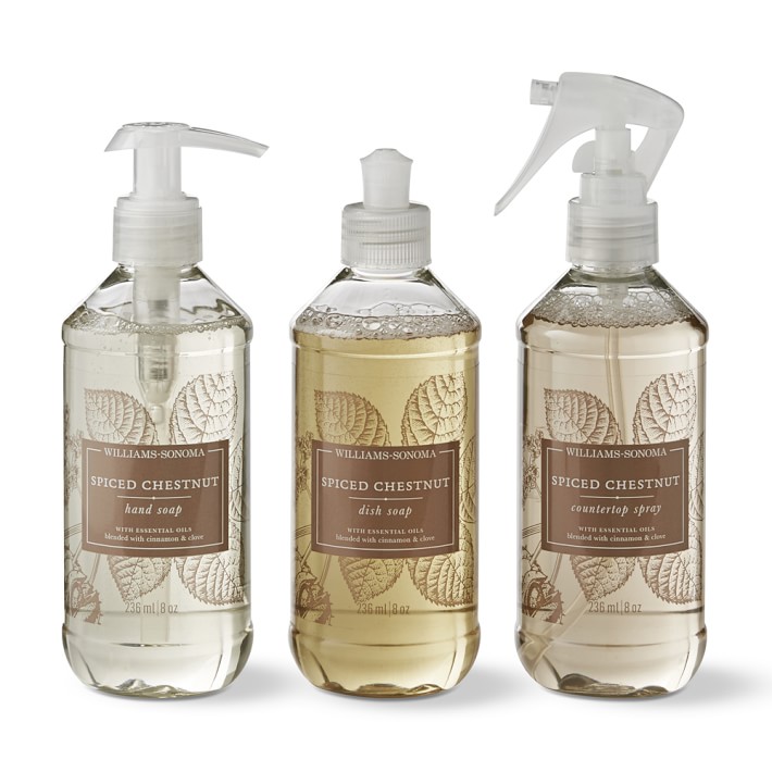 Williams Sonoma Spiced Chestnut Collection Scented Soaps + Lotions Williams Sonoma