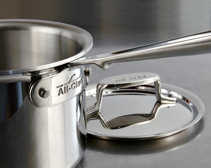 AllClad d5 Brushed StainlessSteel 4Qt. Soup Pot Williams Sonoma