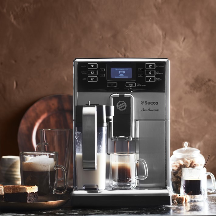 Saeco PicoBaristo Fully Automatic Stainless Steel Espresso Machine with