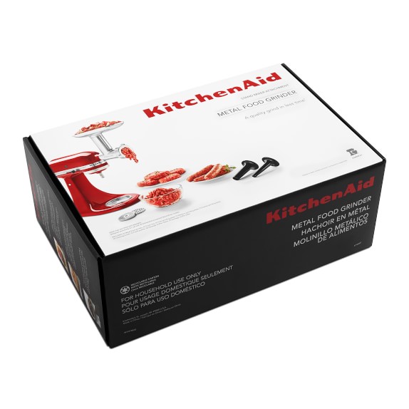 Kitchenaid Mixer Metal Food Grinder Attachment Williams Sonoma