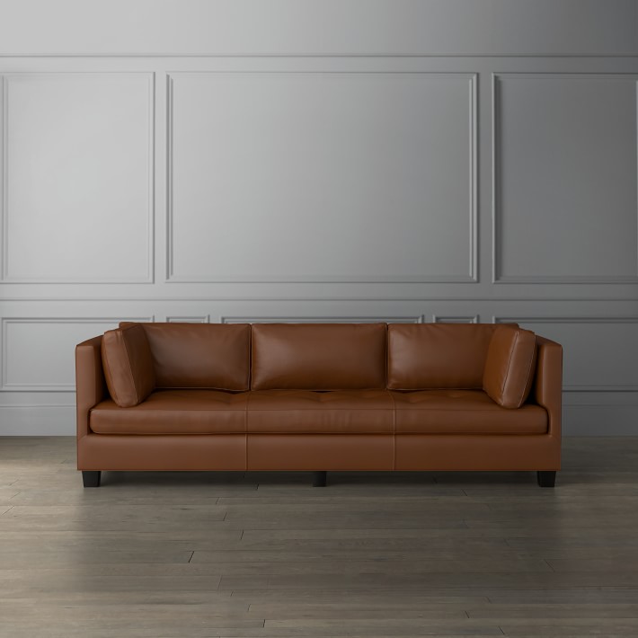 Wilshire Leather Sofa Williams Sonoma