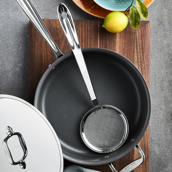 AllClad NS1 Nonstick Induction Sauté Pan Williams Sonoma