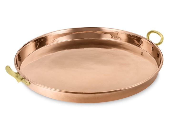 Copper Round Serving Tray Williams Sonoma
