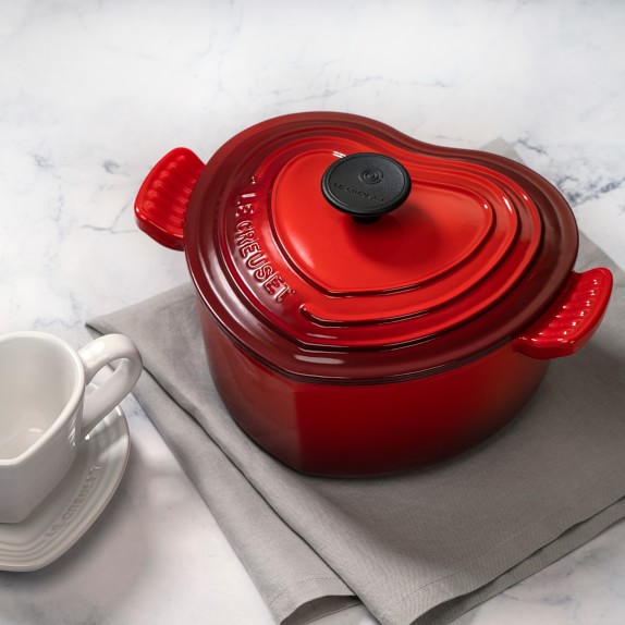 Le Creuset Cast Iron Heart Shaped Dutch Oven Williams Sonoma