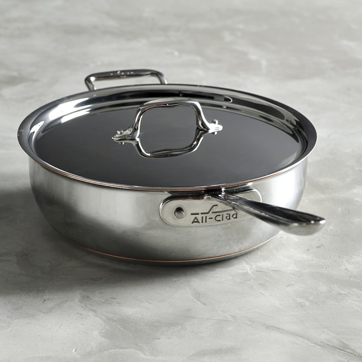 All Clad Copper Core Essential Saute Pan Williams Sonoma