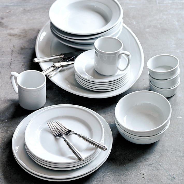 white dinnerware sets for 6