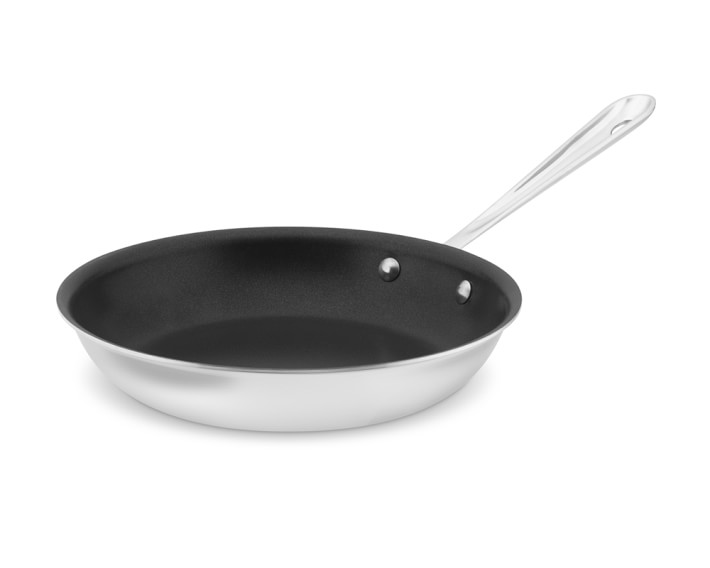 All-Clad D3 Tri-Ply Stainless-Steel Nonstick Frying Pan | Williams Sonoma All Clad D3 Tri Ply Stainless Steel Nonstick Fry Pan