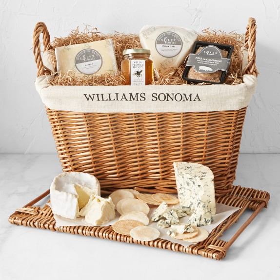 Williams Sonoma French Cheese & Savory Gift Basket